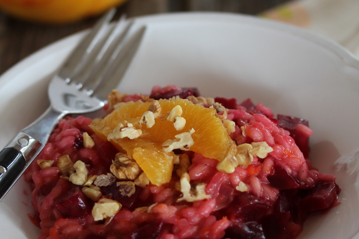 Rosa Rote Rüben Risotto