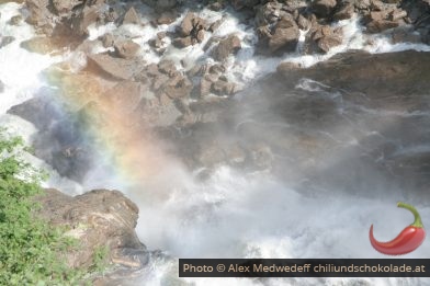 Regenbogen im Grawafall