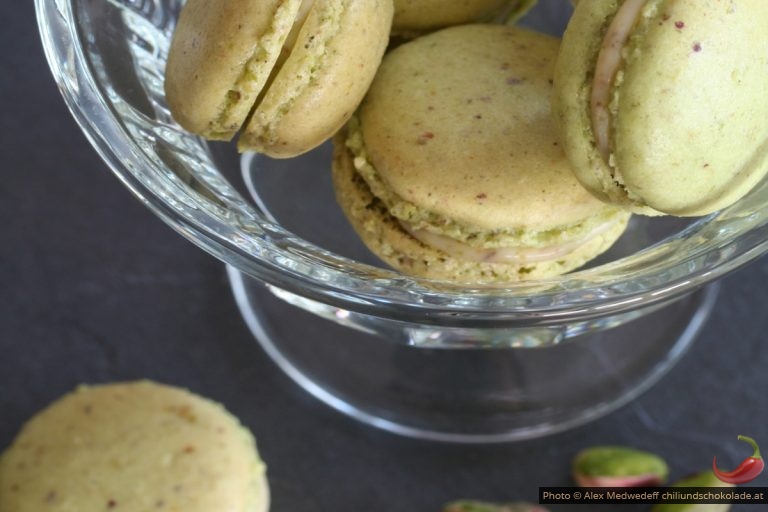 Grüne Macarons