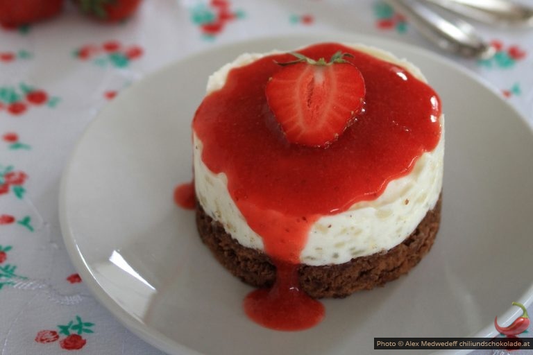 Milchreistörtchen mit Erdbeercoulis