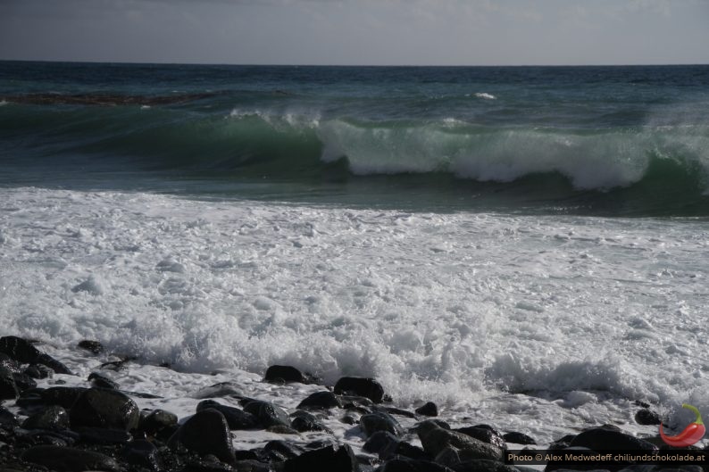 Wellen Strand von Cogoleto