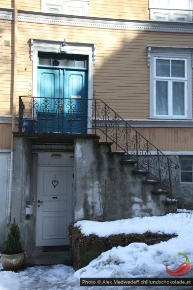 Portes de maison superposées Brubakken