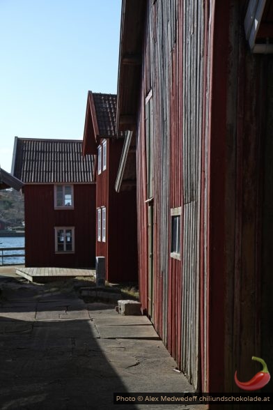 Maisons de pêcheurs rouges