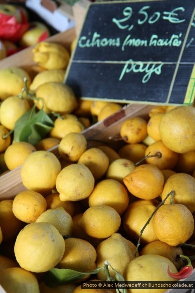 Citrons au marché de la gare à Menton