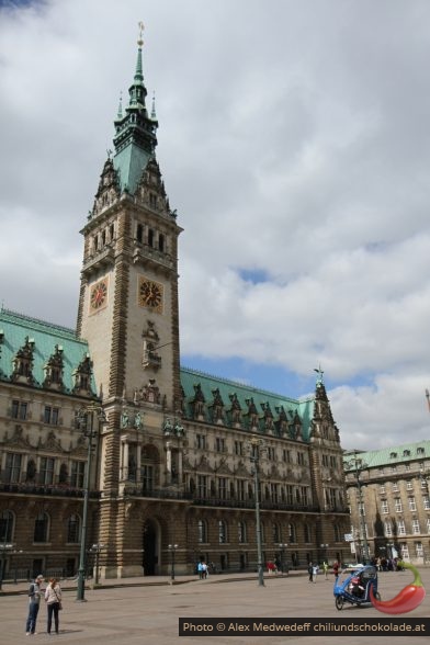 Turm des Hamburger Rathaus