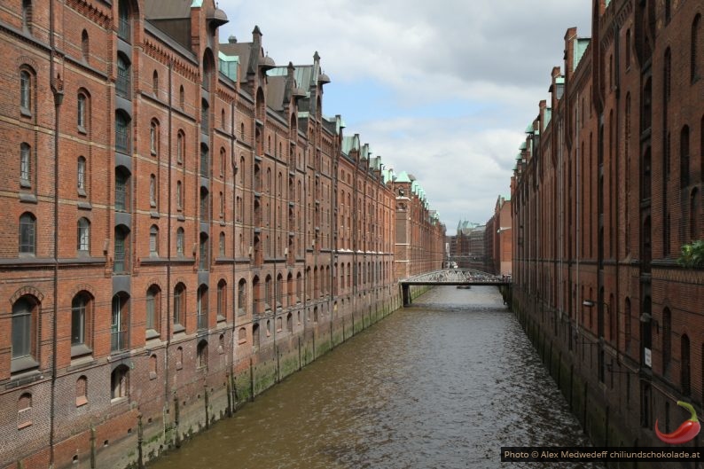 Hamburger Speicherstadt am Kehrwiederfleet