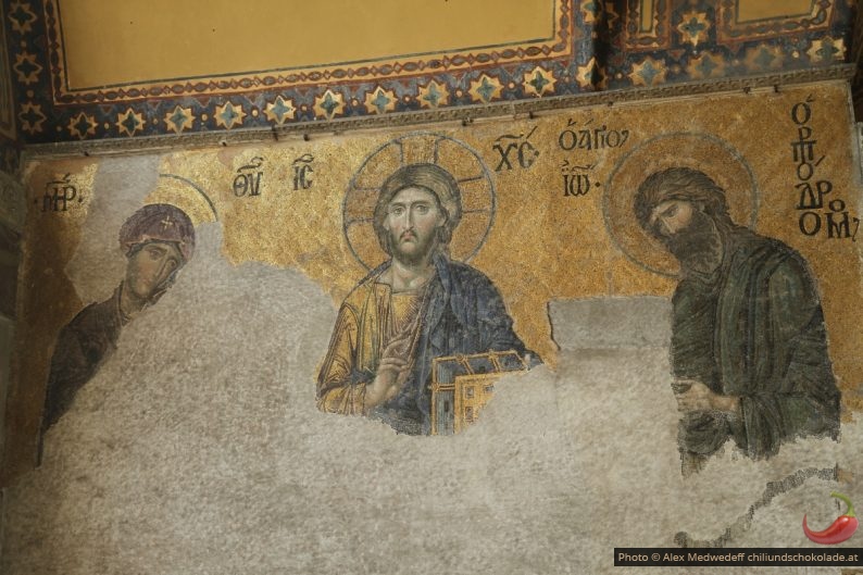 Deësis-Mosaik in der Hagia Sophia