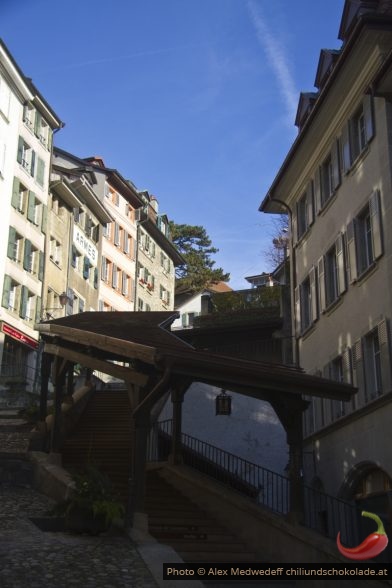 Escaliers du Marché vus d'en bas