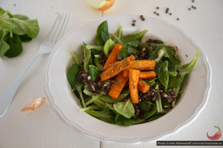 Dankesessen mit Linsensalat