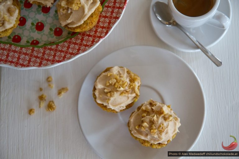 Karottencupcakes mit Zimtfrosting