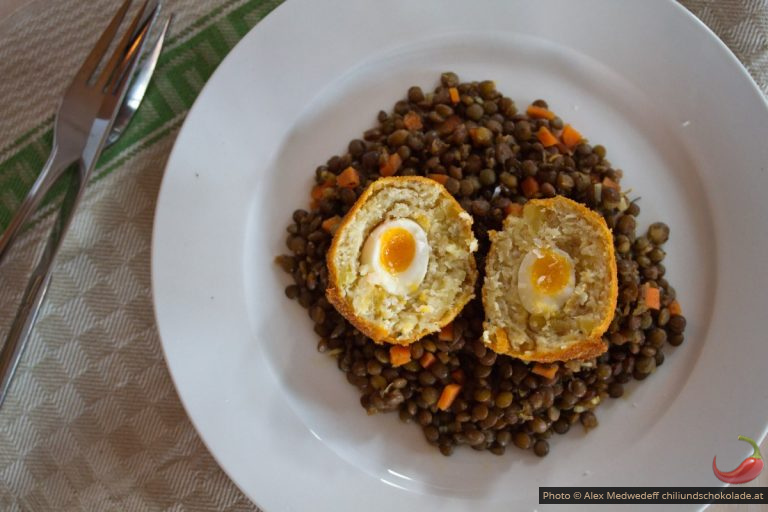 Scotch Eggs mit Räucherfisch