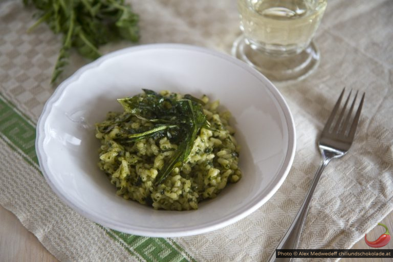 Löwenzahnrisotto