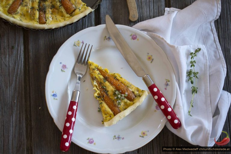 Tarte mit Bundkarotten