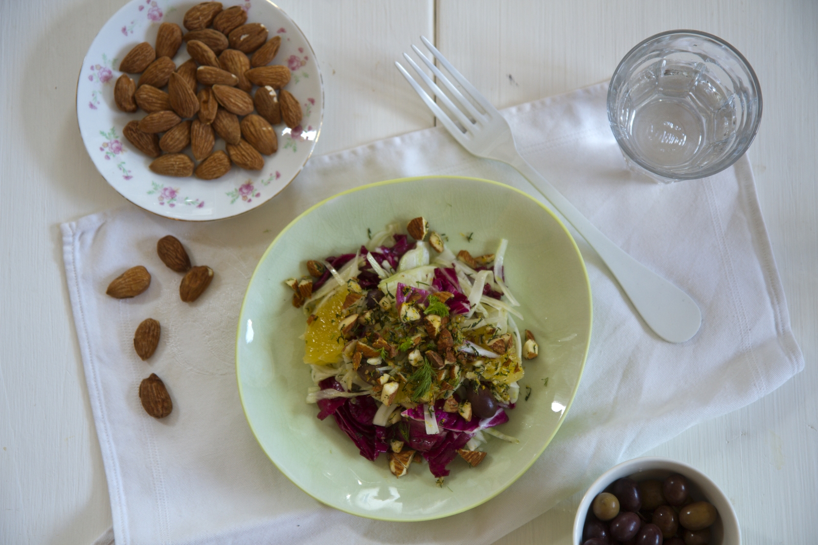 Fenchelsalat mit Orange und Mandelgremolata