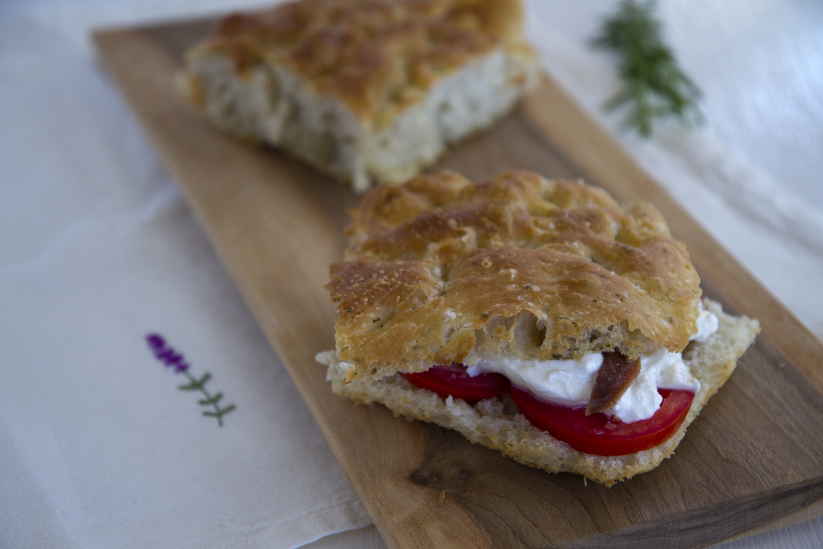 Sommerliche Focaccia