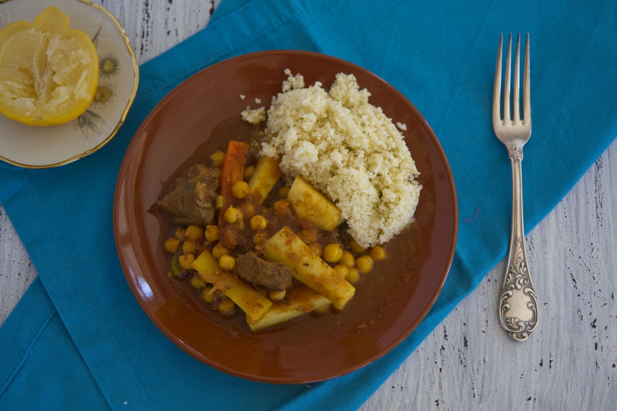 Couscous mit Rüben & Rind